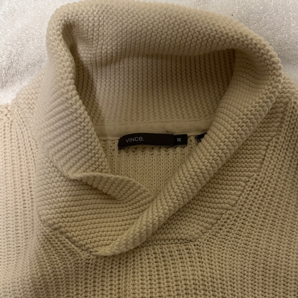 Vince Cream Knit Sweater